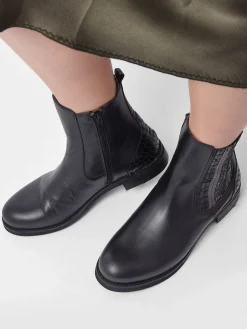Bottines en cuir en cuir FOLIE'S