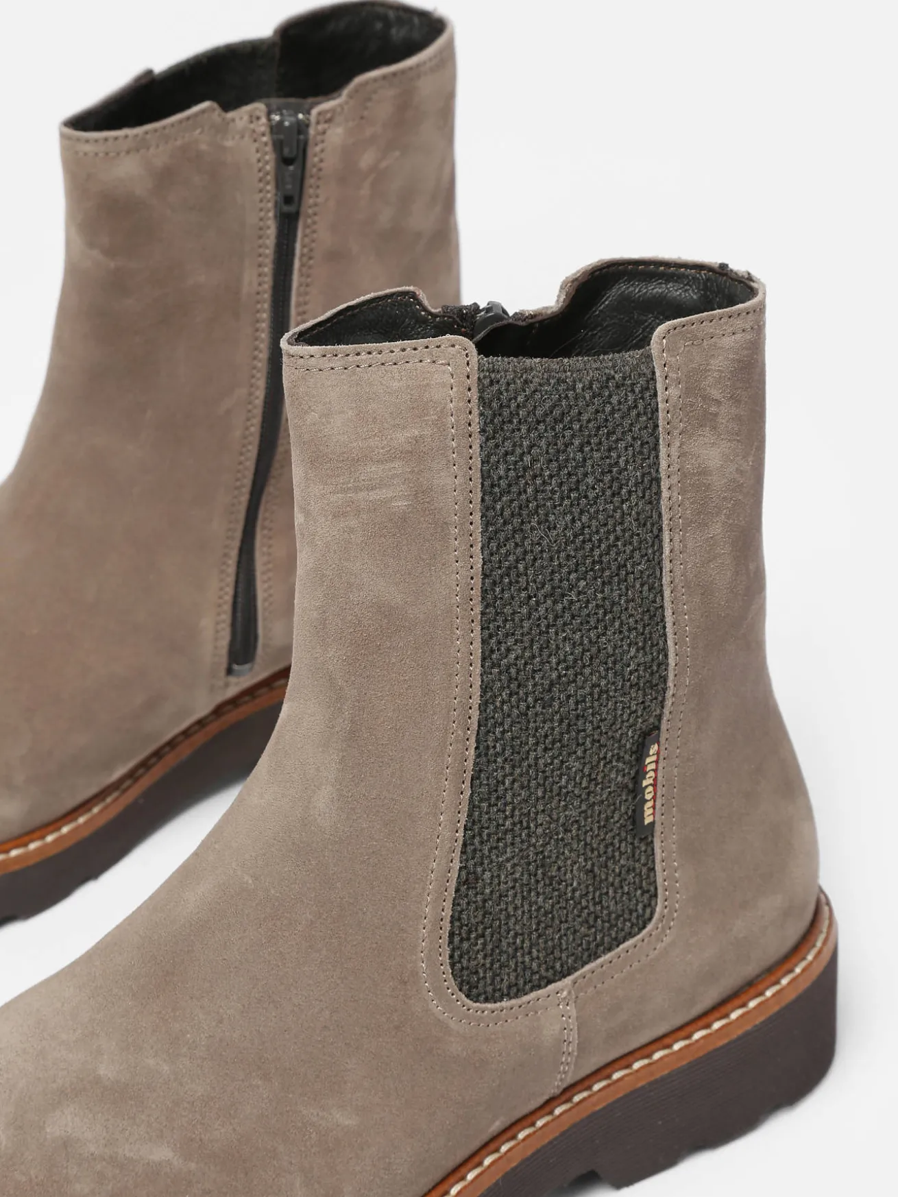 Bottines Evrard Velours en cuir MEPHISTO