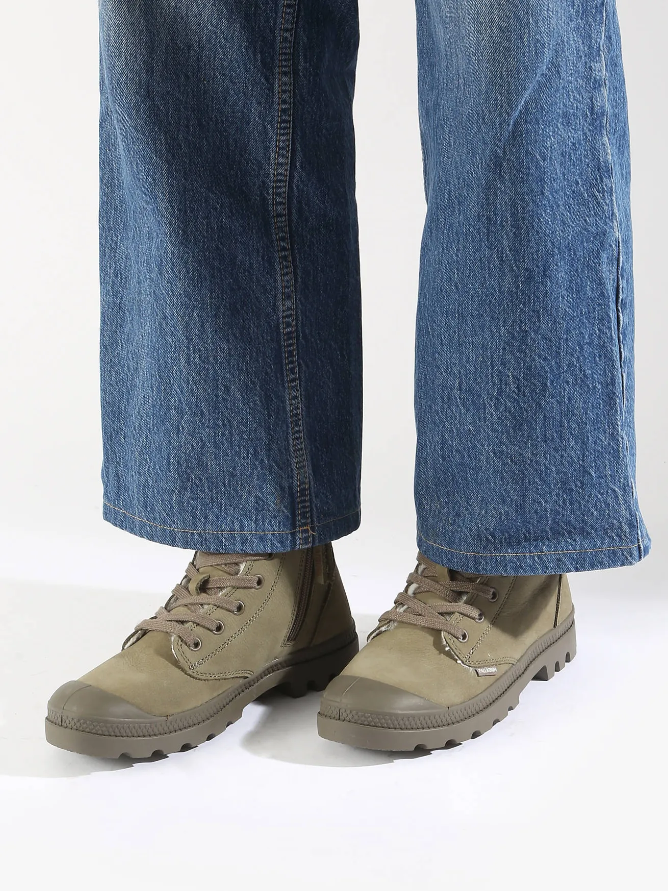 Bottines Pampa Hi Zip en cuir PALLADIUM
