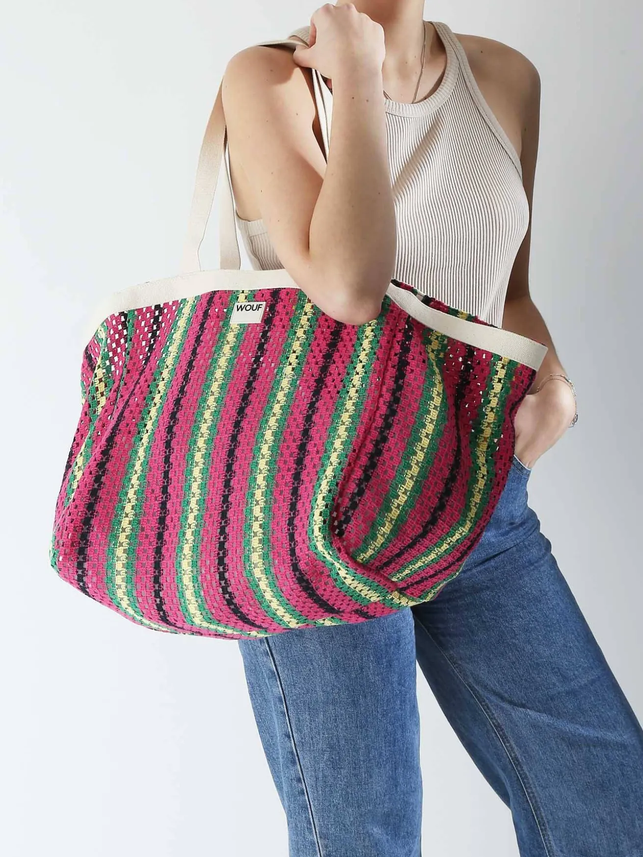 Cabas Crochet WOUF