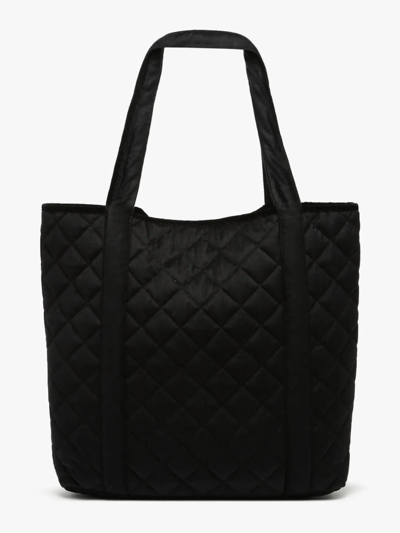 Cabas en velours matelassé avec strass SONIA RYKIEL