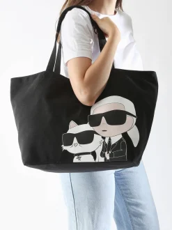 Cabas K ikonic 2.0 coton KARL LAGERFELD