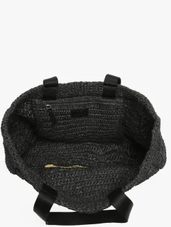 Cabas K signature raphia KARL LAGERFELD