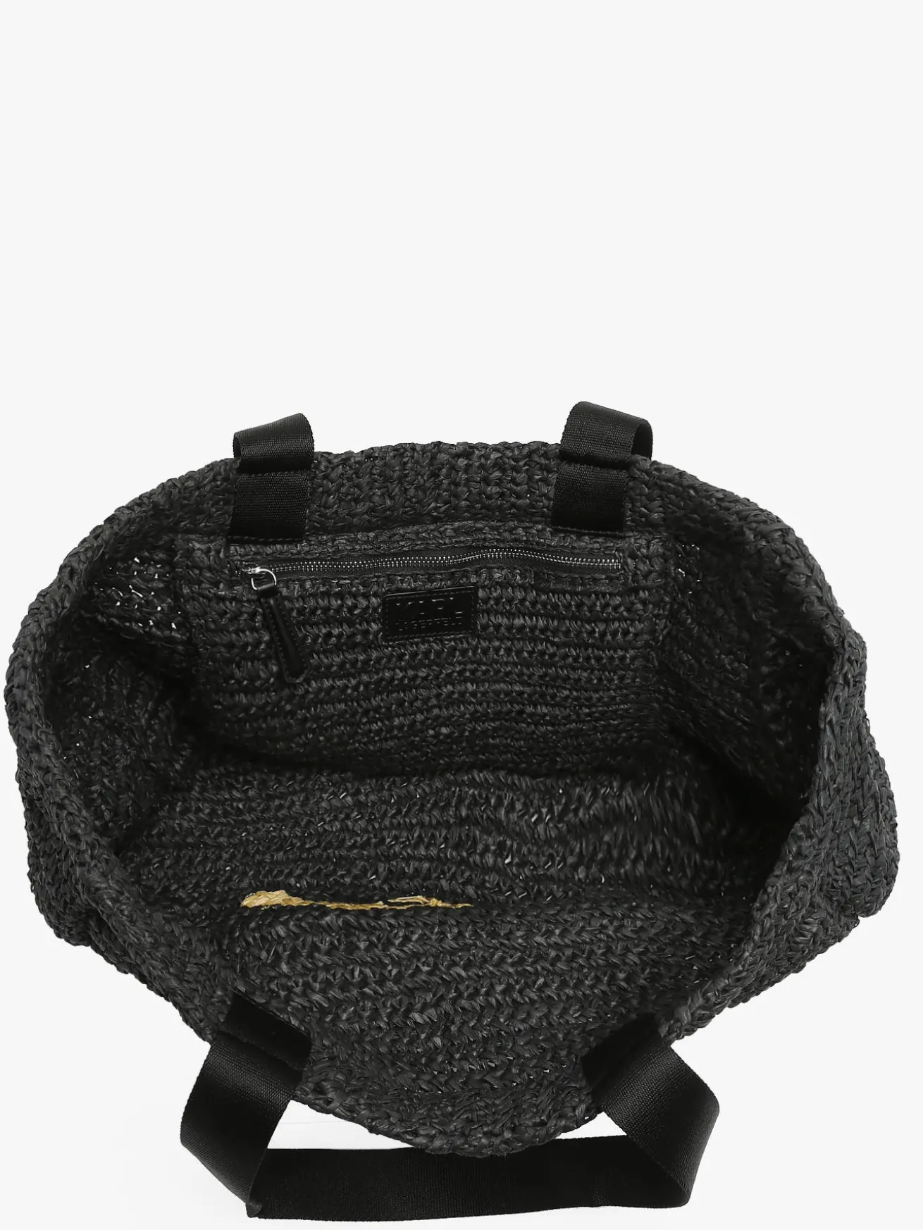 Cabas K signature raphia KARL LAGERFELD