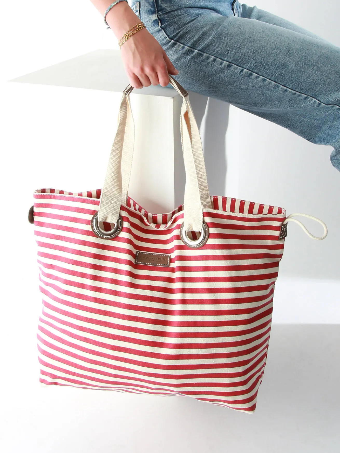 Cabas Mariniere LE VOYAGE EN PANIER