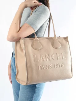 Cabas zippé L Jour cuir LANCEL