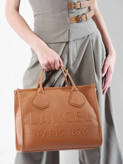 Cabas zippé M Jour cuir LANCEL