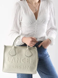 Cabas zippé M Jour cuir LANCEL