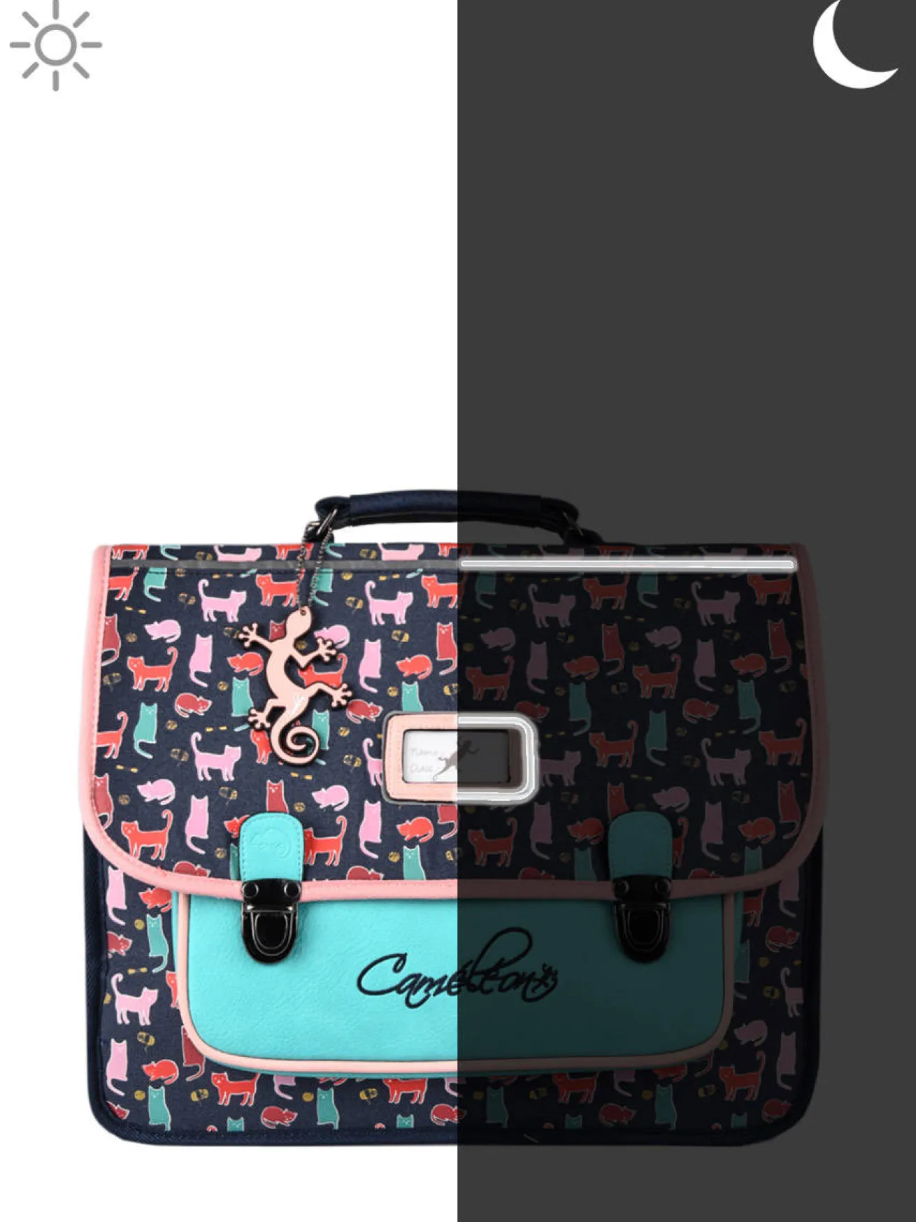 Cartable 1 compartiment CAMELEON