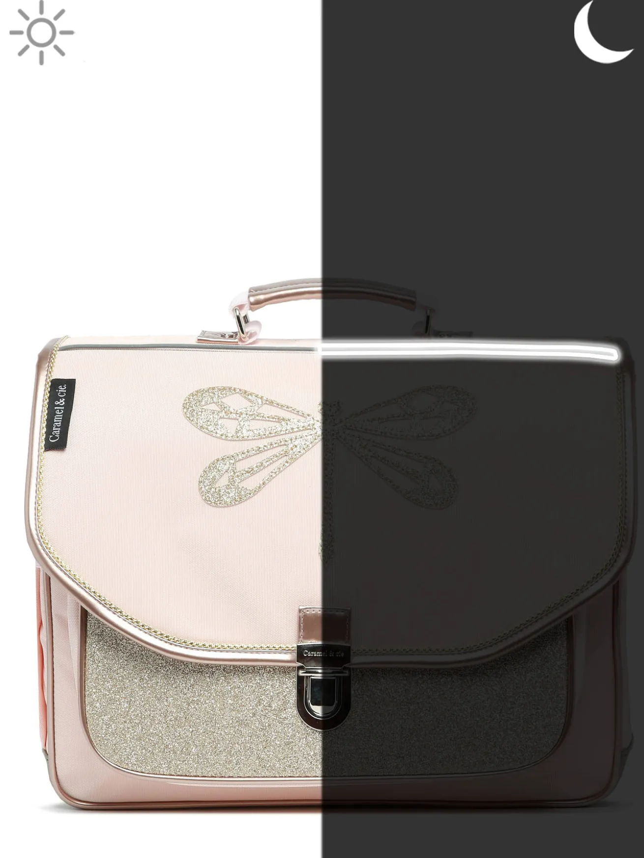 Cartable 2 compartiments CARAMEL ET CIE