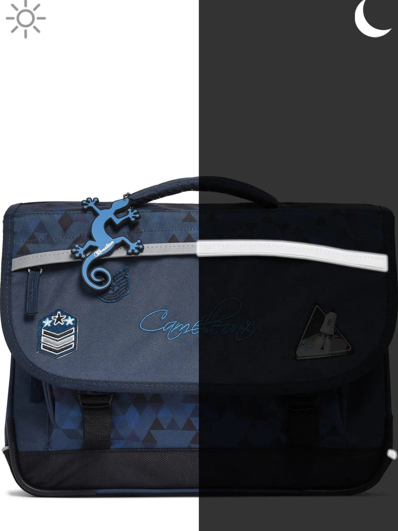 Cartable 2 compartiments CAMELEON