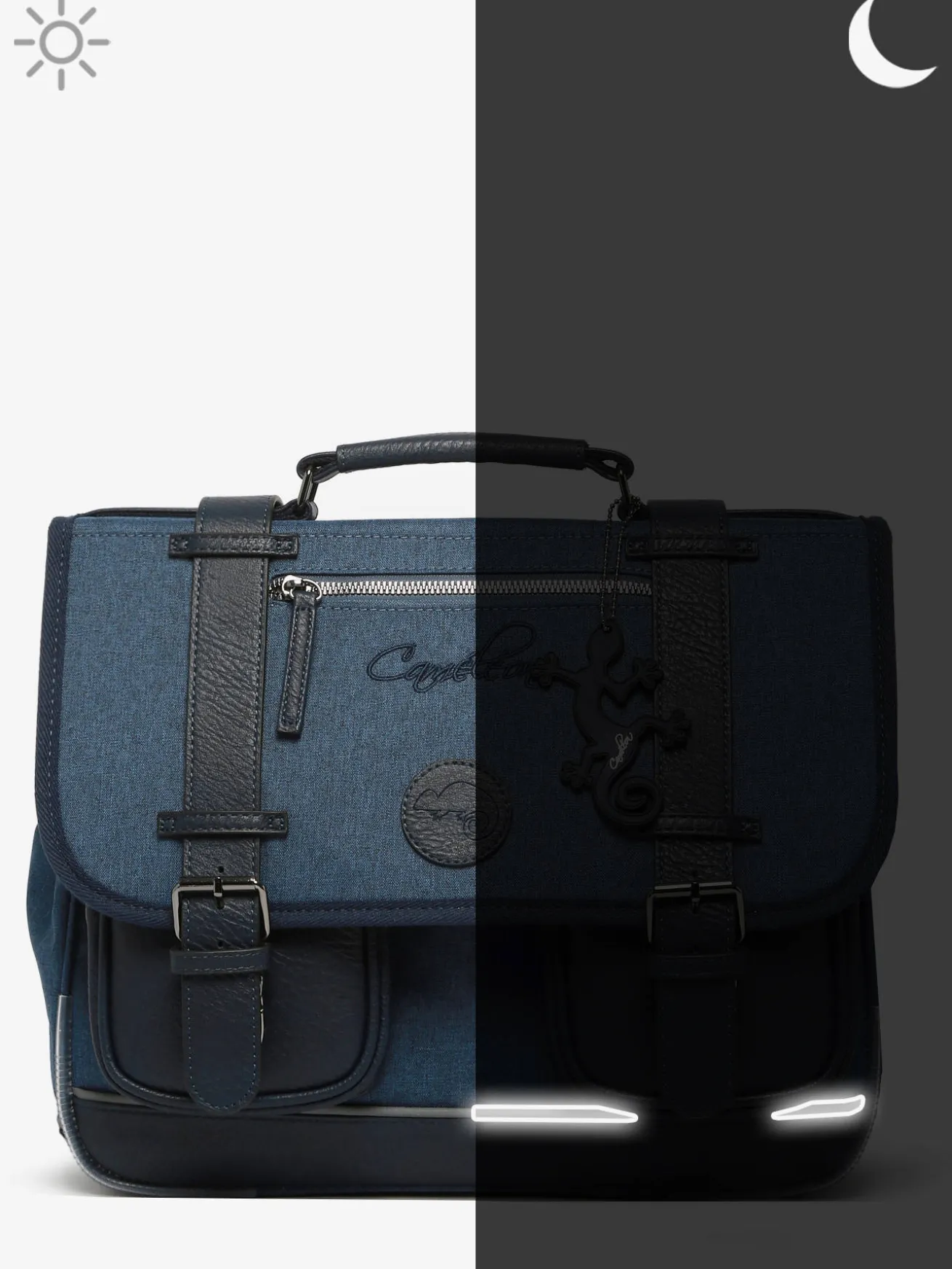 Cartable 2 compartiments CAMELEON