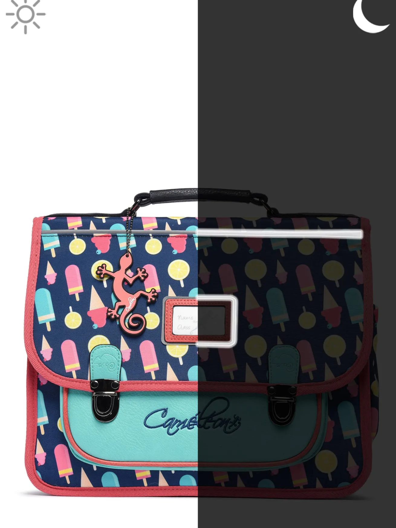 Cartable 2 compartiments CAMELEON