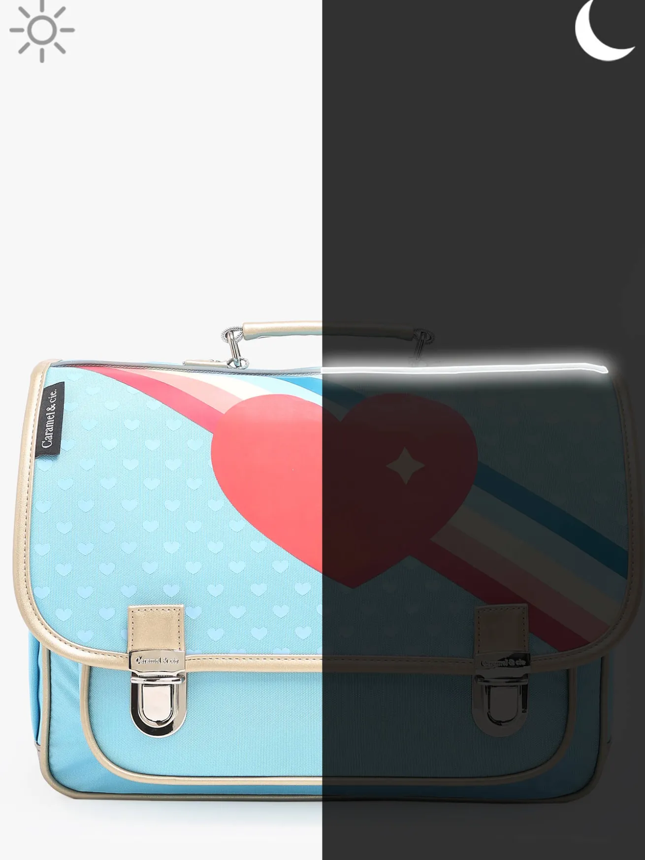 Cartable 2 compartiments CARAMEL ET CIE