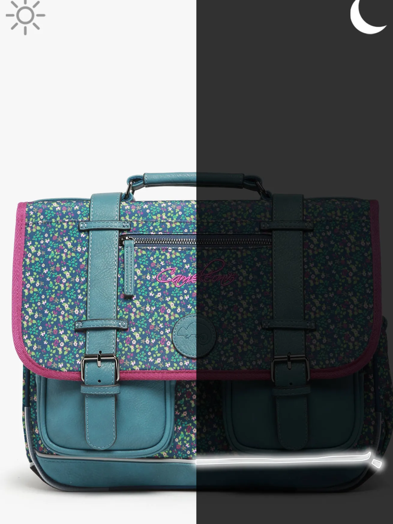 Cartable 2 compartiments CAMELEON