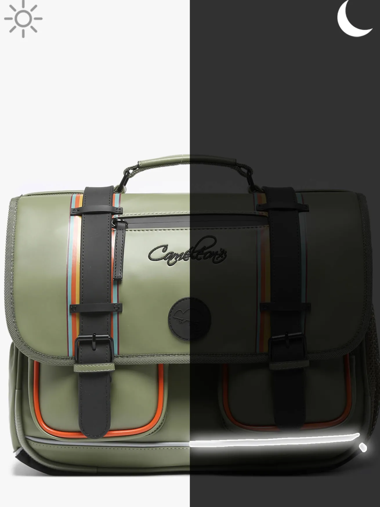 Cartable 3 compartiments CAMELEON