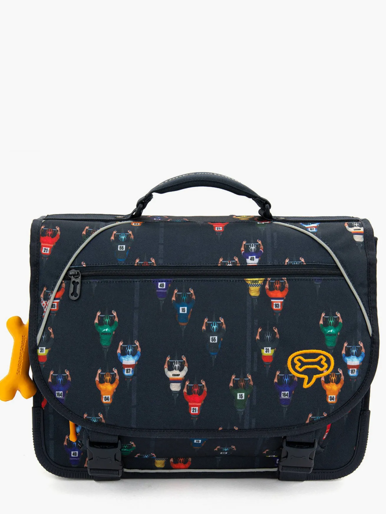Cartable 2 compartiments Lily Boys STONES AND BONES