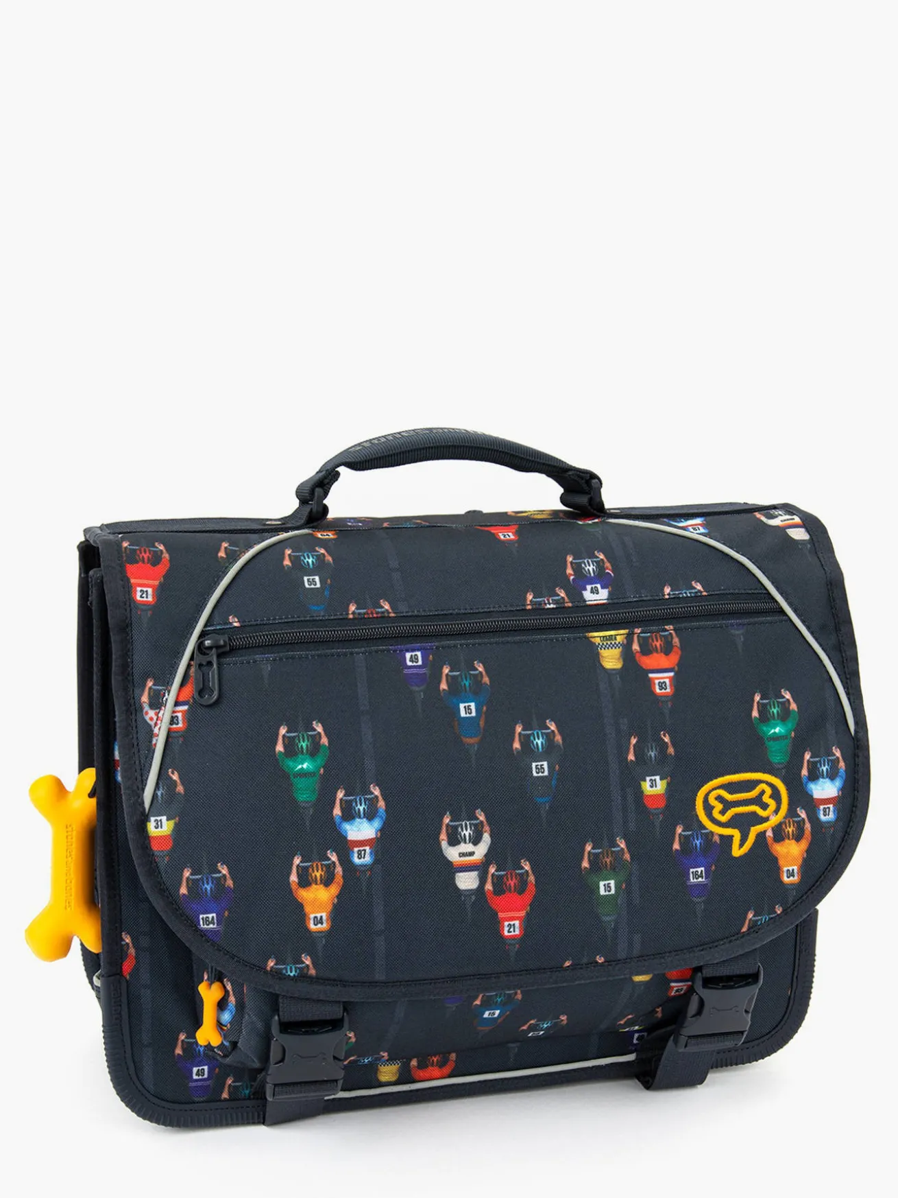 Cartable 2 compartiments Lily Boys STONES AND BONES