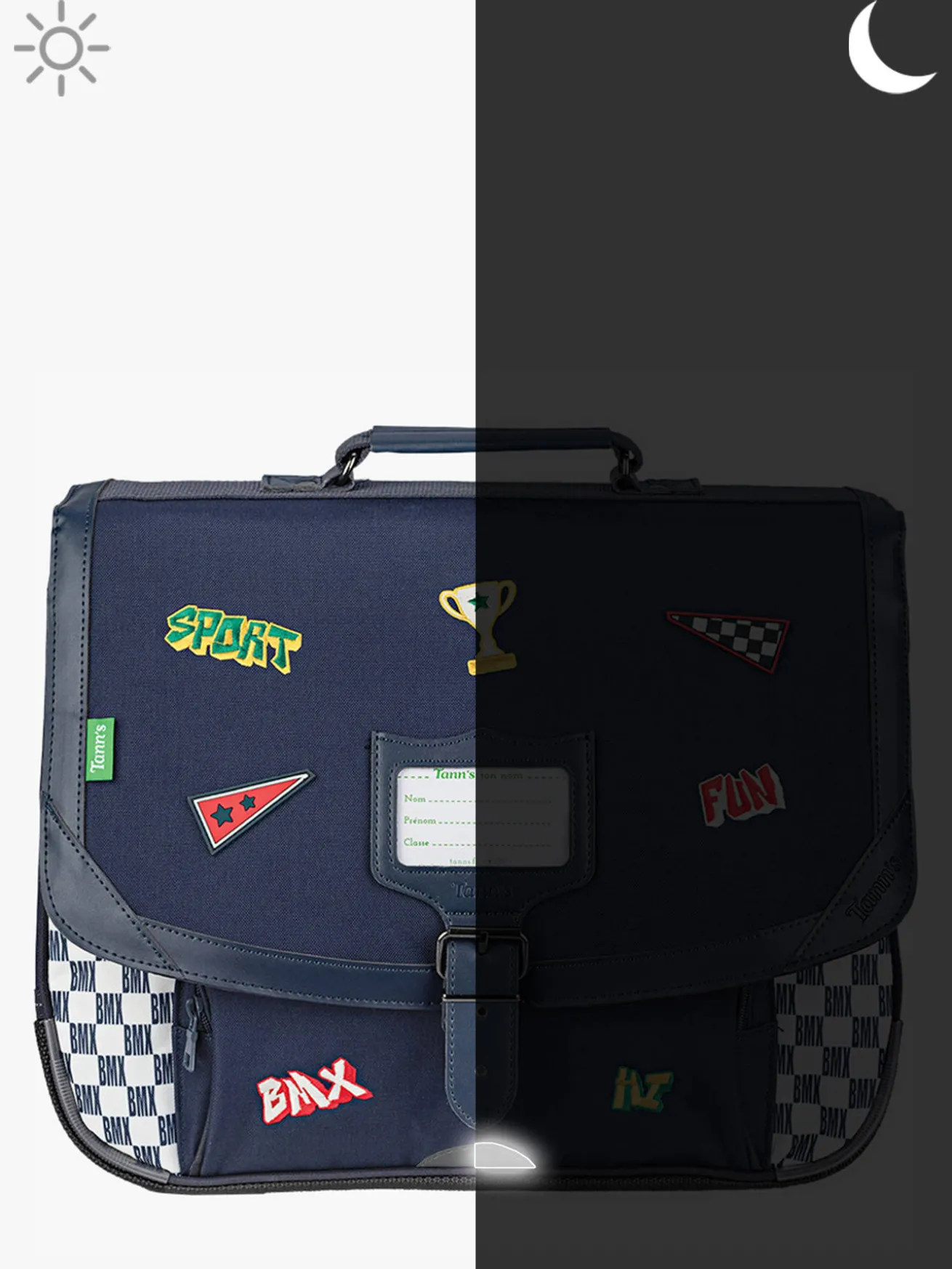 Cartable 2 compartiments TANN'S