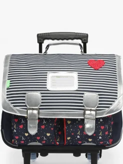 Cartable à roulettes 2 compartiments TANN'S