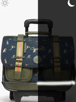 Cartable à roulettes 2 compartiments CAMELEON
