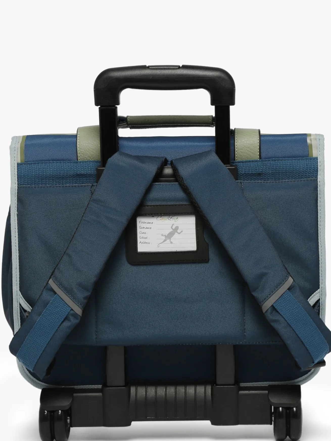 Cartable à roulettes enfant 2 compartiments CAMELEON
