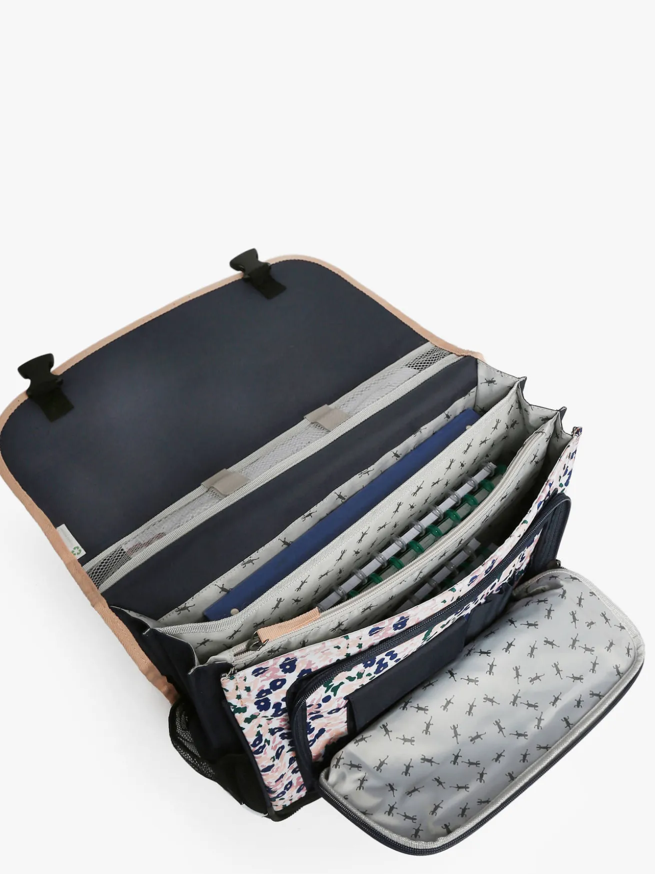 Cartable enfant 3 compartiments CAMELEON