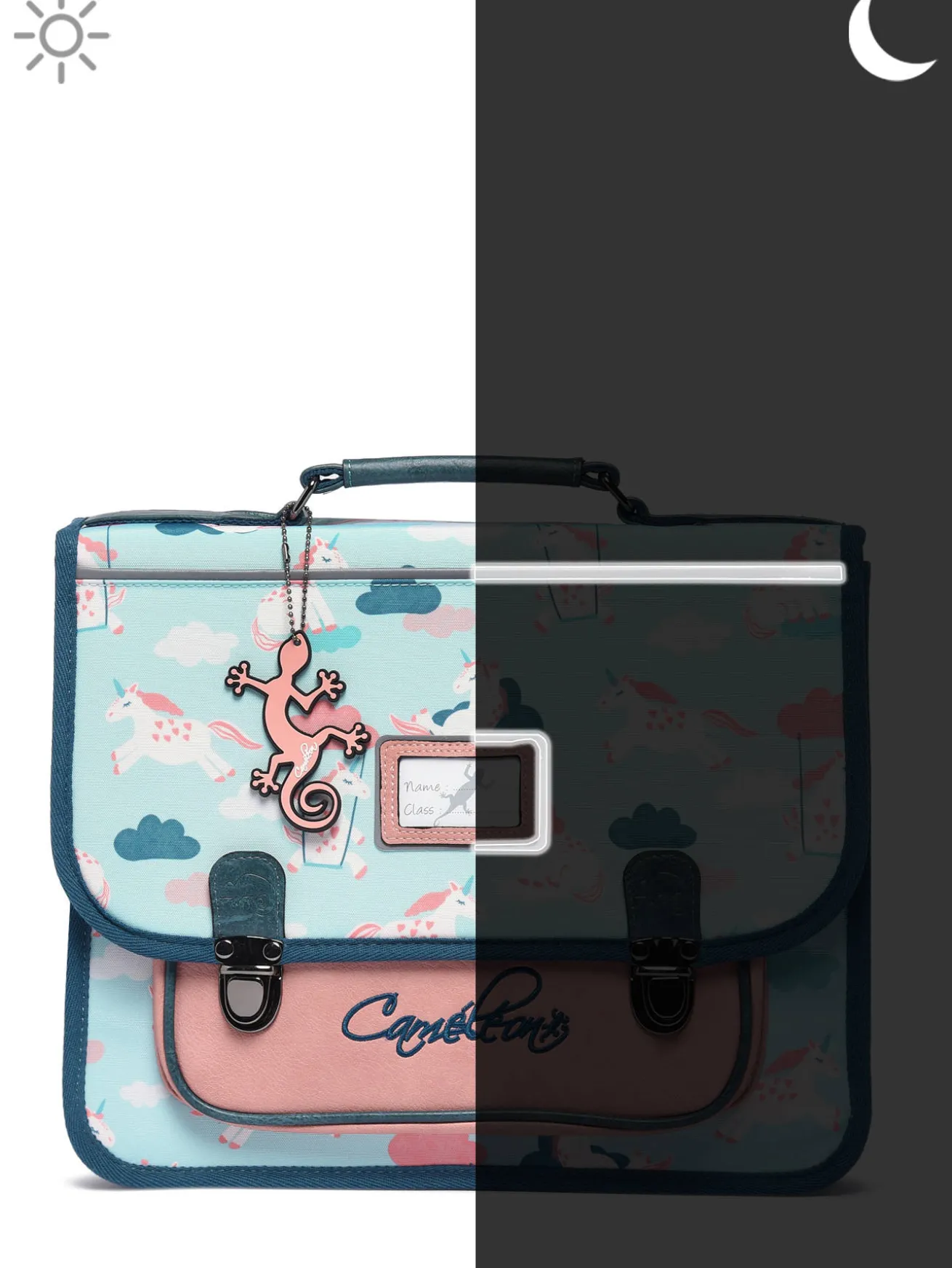 Cartable enfant 1 compartiment CAMELEON