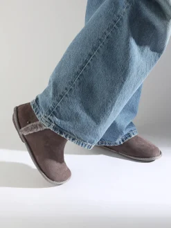 Chaussons en cuir ISOTONER