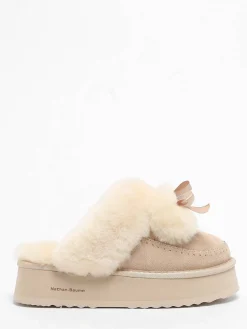 Chaussons en cuir NATHAN BAUME