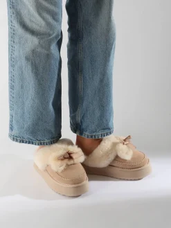 Chaussons en cuir NATHAN BAUME