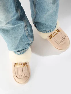 Chaussons en cuir NATHAN BAUME