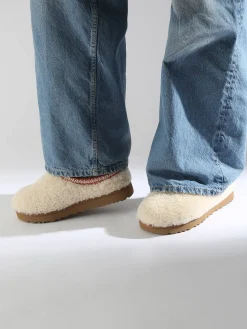 Chaussons Tasman Maxi Curly en cuir UGG