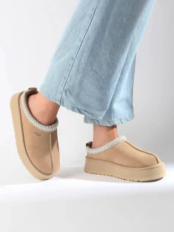 Chaussons Tazz à plateformes en cuir UGG