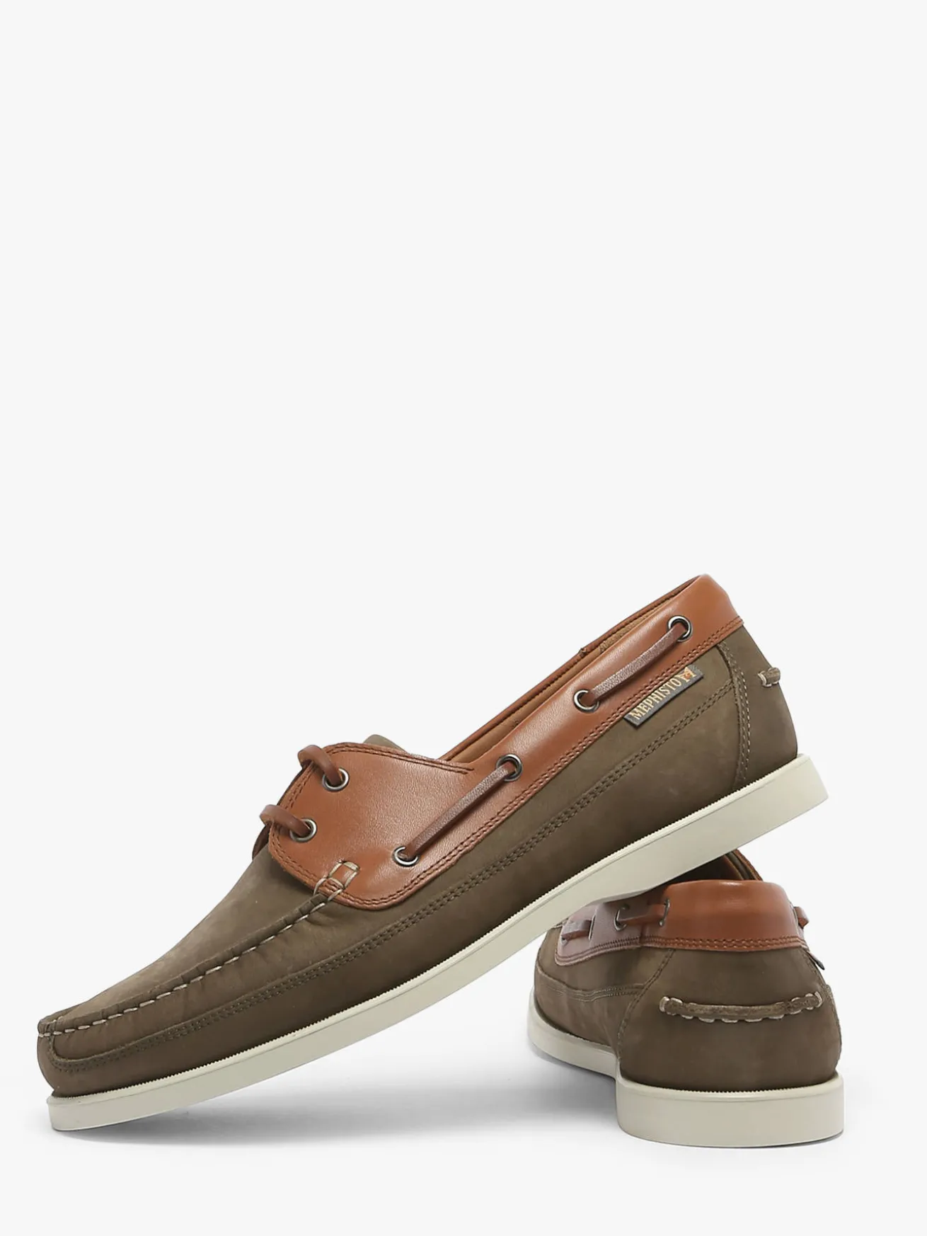 Chaussures bateau en cuir MEPHISTO