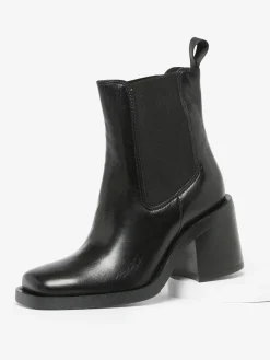 Chelsea boots à talon en cuir MJUS