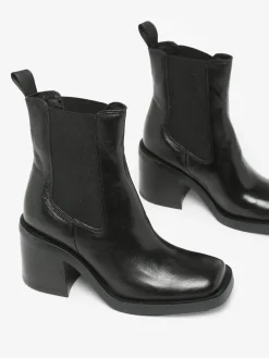 Chelsea boots à talon en cuir MJUS