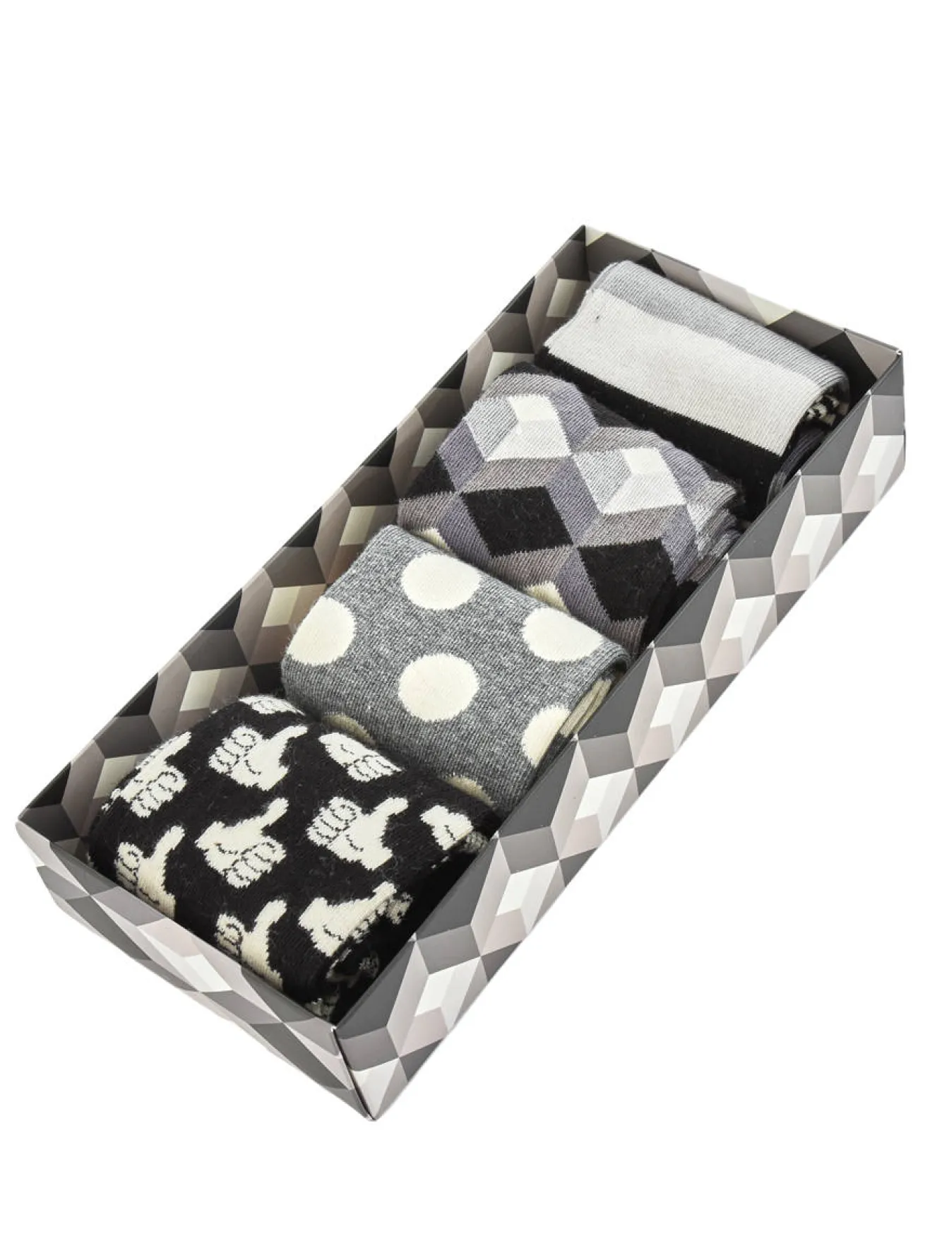 Coffret 4 paires de chaussettes HAPPY SOCKS