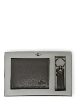 Coffret cadeaux portefeuille et porte-clefs cuir YVES RENARD
