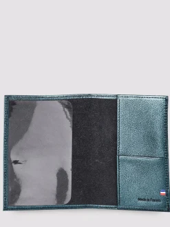 Etui passeport Etincelle Irisée cuir ETRIER
