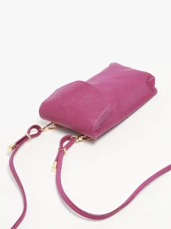 Etui téléphone Eva Art Déco cuir PAUL MARIUS