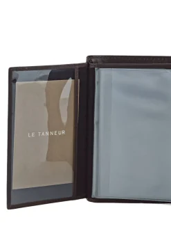 Grand portefeuille vertical zippé Gary cuir LE TANNEUR