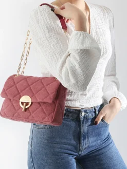 Grand sac bandoulière Moon en lin VANESSA BRUNO