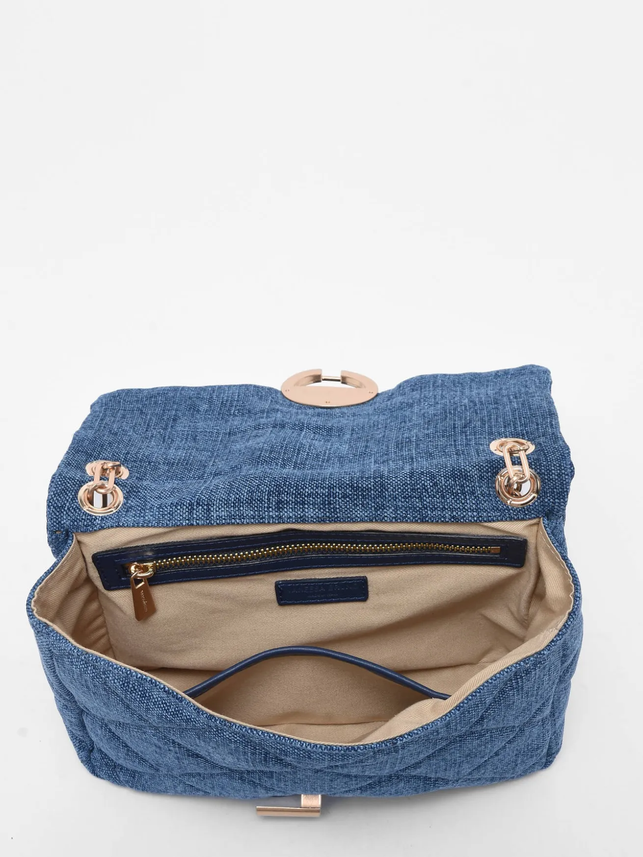 Grand sac bandoulière Moon en lin VANESSA BRUNO