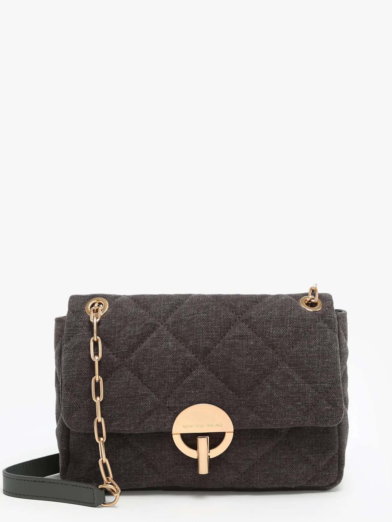 Grand sac bandoulière Moon en lin VANESSA BRUNO