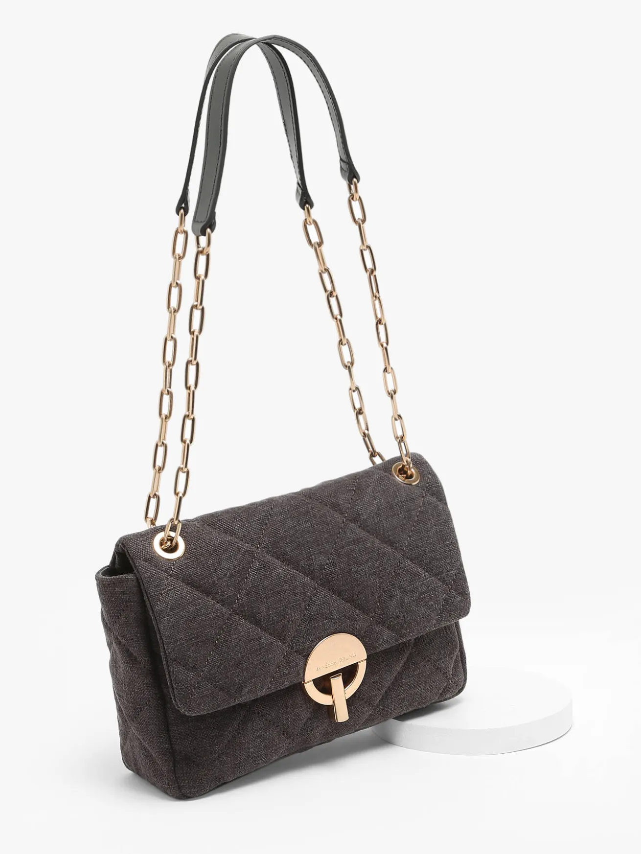 Grand sac bandoulière Moon en lin VANESSA BRUNO