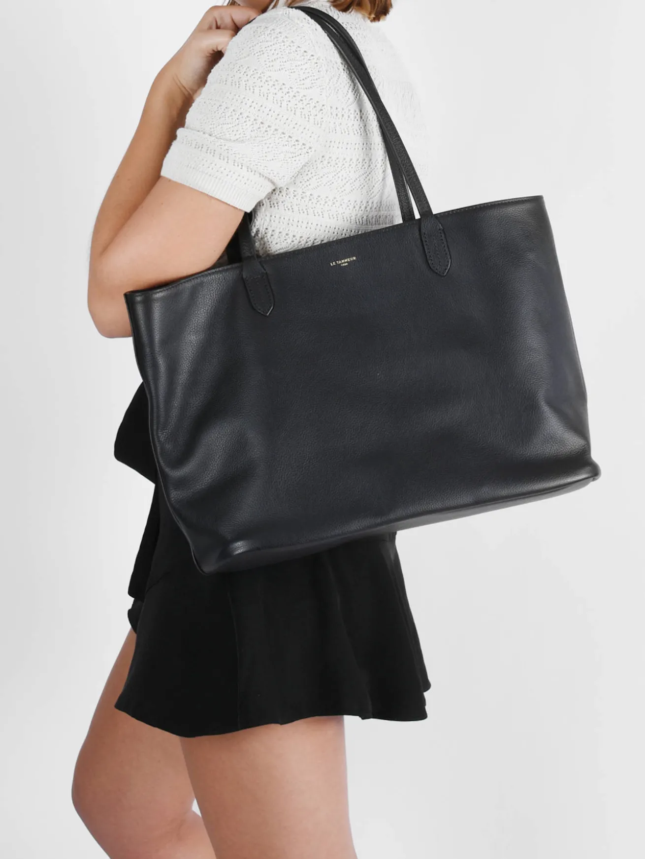 Grand sac cabas Louise cuir LE TANNEUR
