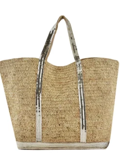 Grand sac Le Cabas raphia et paillettes VANESSA BRUNO