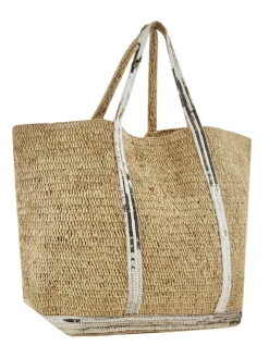Grand sac Le Cabas raphia et paillettes VANESSA BRUNO
