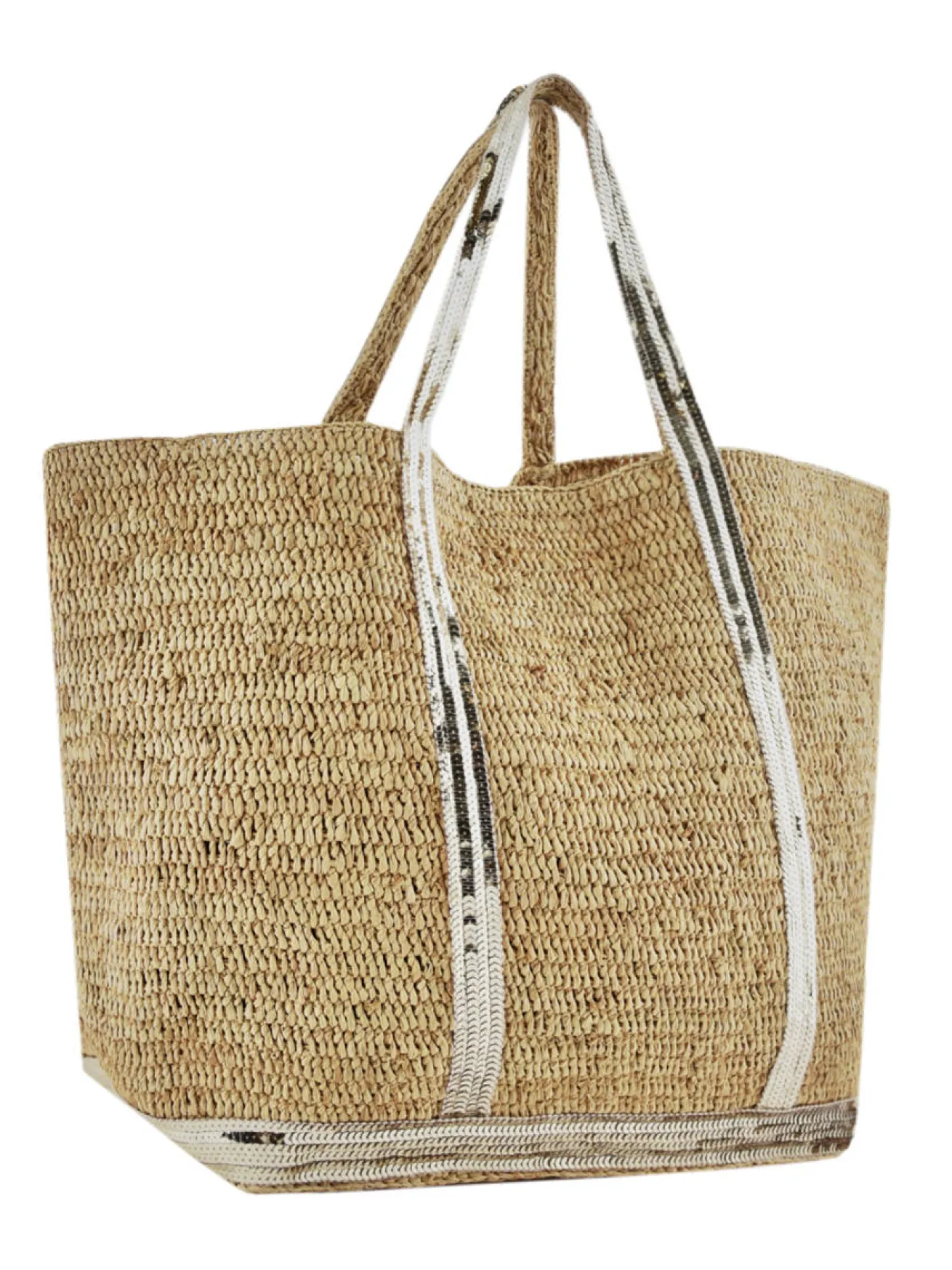 Grand sac Le Cabas raphia et paillettes VANESSA BRUNO